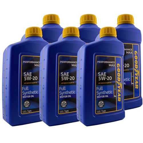 Aceite Sintético para Motor SAE 5W-20 Goodyear 1 Quart Pack 6 miniatura 1