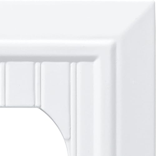 Miniatura 6 de Franklin Brass W35266-PW-C - Placa de pared clásica simple, cubierta para interruptor, cubierta N163N192, blanco puro