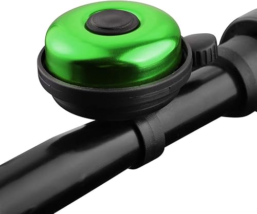 Miniatura 10 de Accmor Campana de bicicleta clásica, campana de bicicleta de aluminio, sonido nítido y claro para bicicleta para adultos y niños