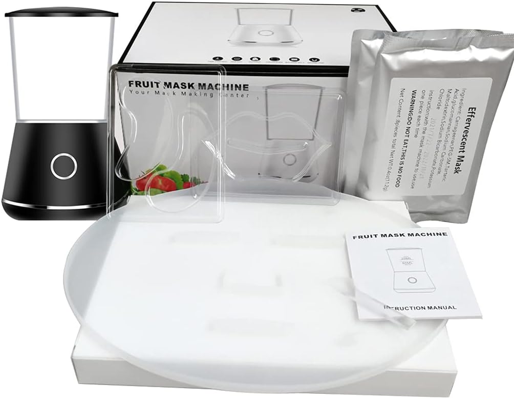 Face Mask Maker Machine with 18Pcs for Facial Natural Fruit Vegetable Mask SPA Skin Care for Eye