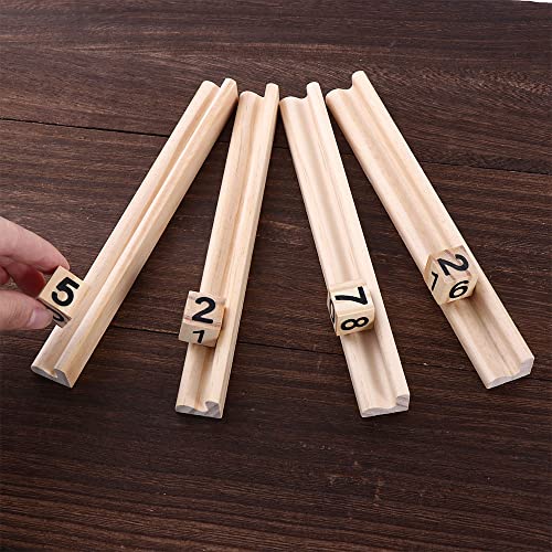 Set 8 Bandejas de Madera para Dominó miniatura 5