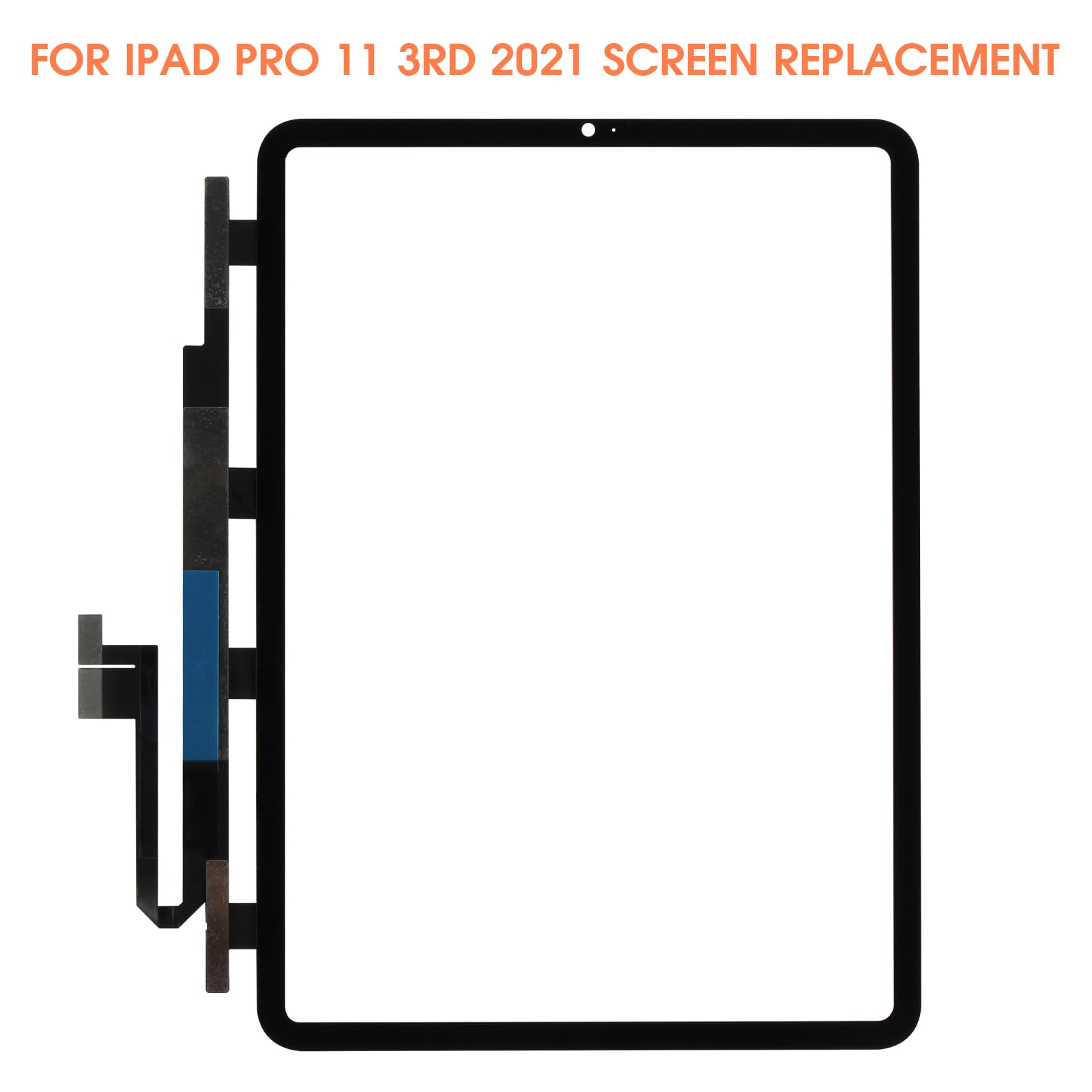 Arsssly A2301 A2459 A2460 Touch Screen para iPad Pro 11 2021 3rd Gen 2021 reemplazo de pantalla táctil con reparación kit