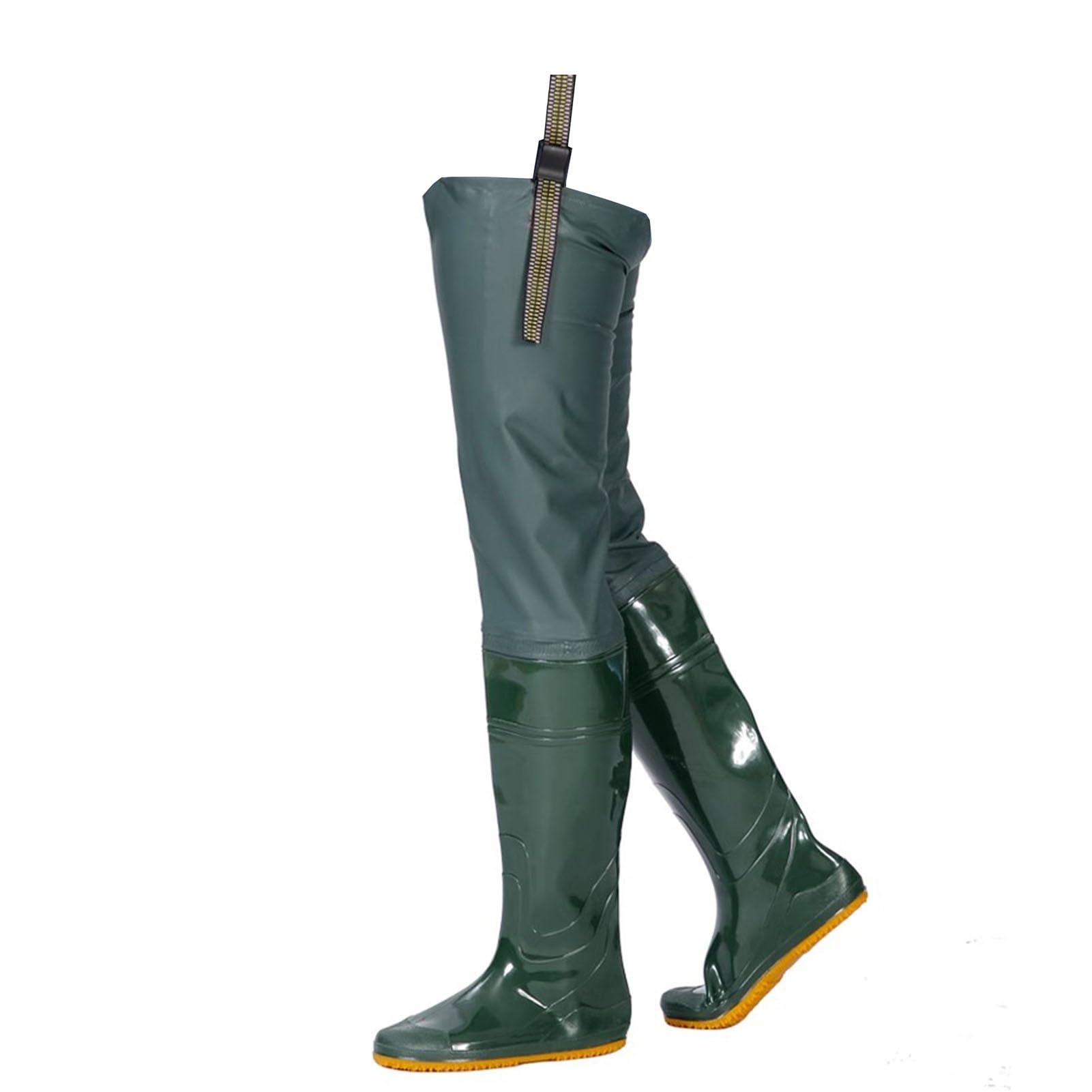 Vadeadores Botas Botas De Pesca con Mosca para Hombres Y Mujeres, Ligeras Y Suaves, Impermeables, con Suela con Tacos para Pescar En El Barro del Estanque