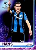 2018-19 2019 Topps Chrome UEFA Champions League Refractor Purple #16 Hans Vanaken /250 Club Brugge Soccer Trading Card