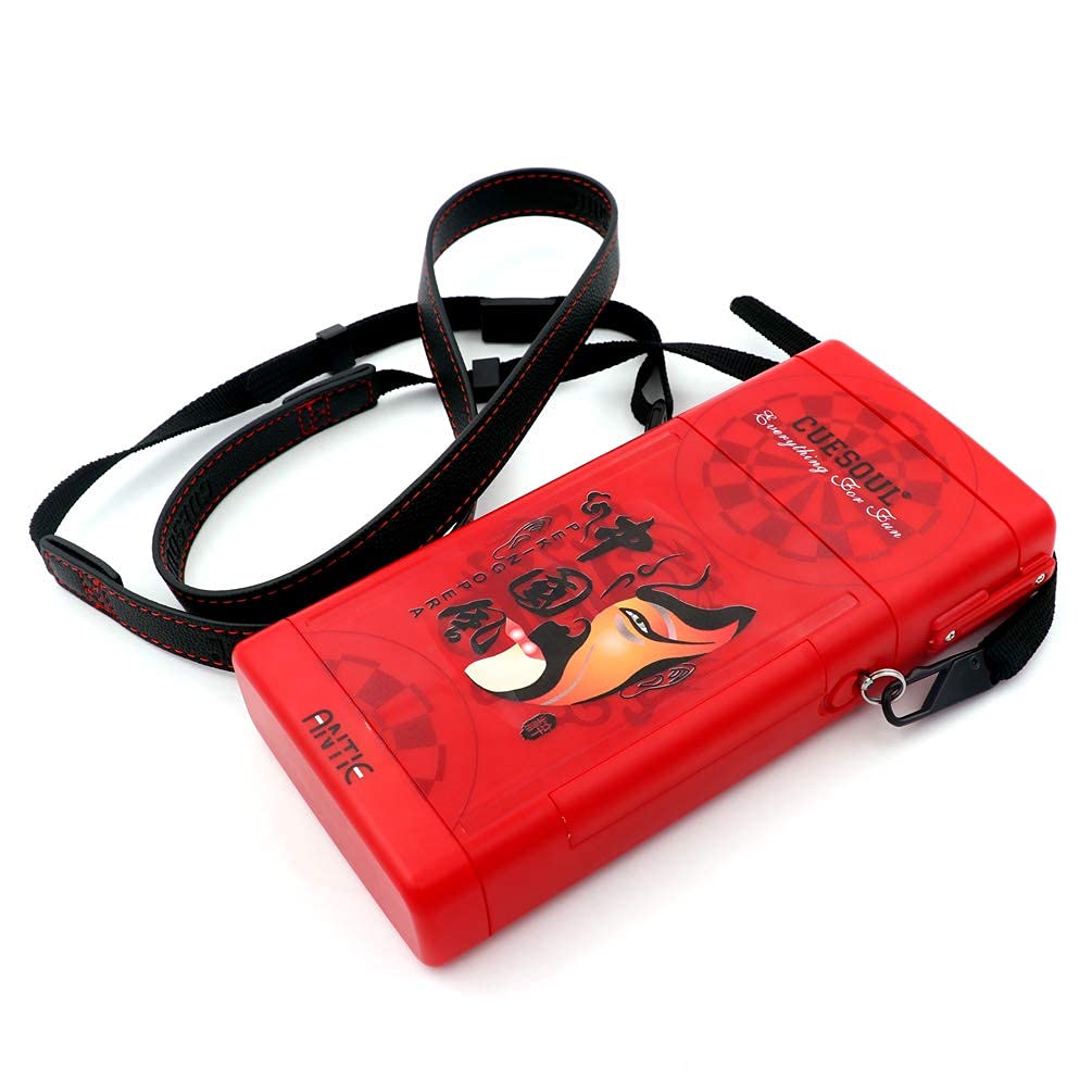 CUESOUL Estuche de dardo Duro Antideslizante, Contiene 6 Dardos con Punta de Acero/Dardos de Punta Suave y Puntas de Dardos adicionales, Ejes y vuelos, Uso Duradero — view 17