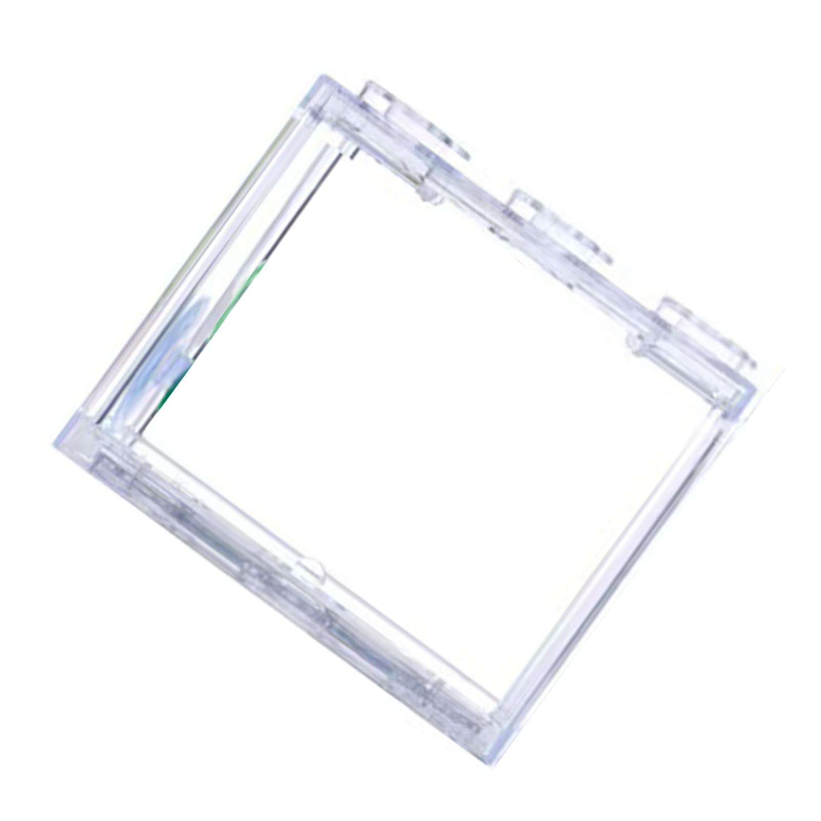 Shanrya Tanque Acuario, Dropproof Portátil Pequeño Betta Acuario Exquisito Transparente para Peces para Tortuga (Altamente Transparente)