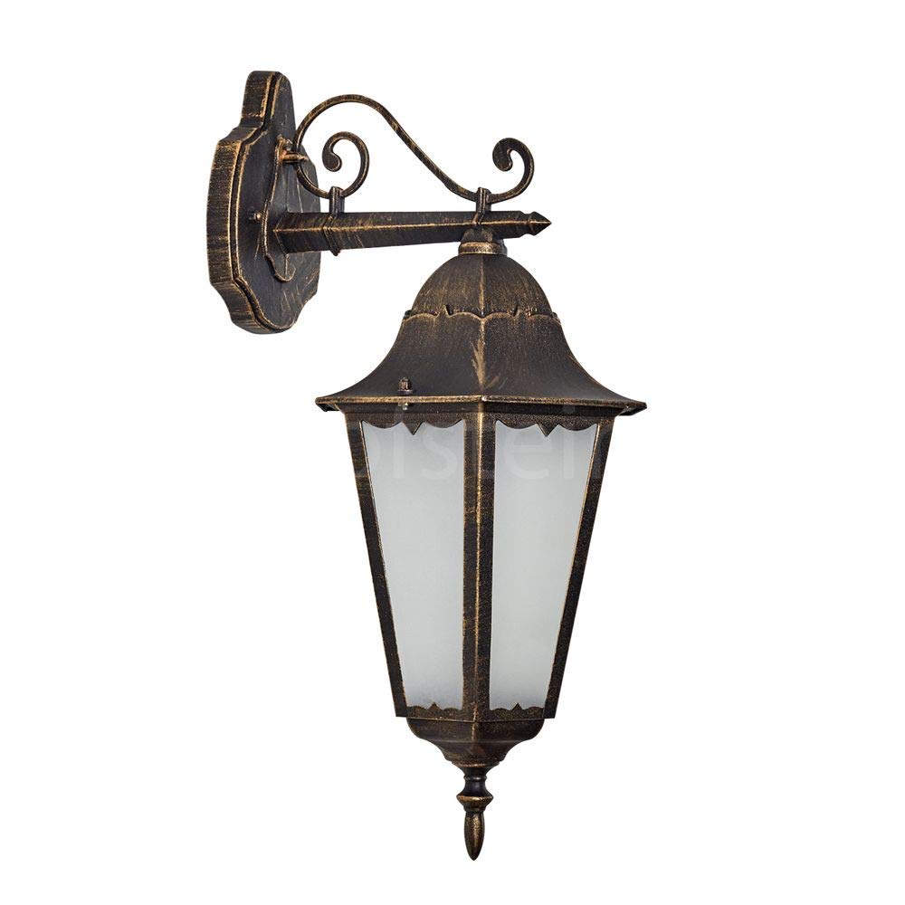 Applique Murale D'extérieur Hongkong Frost, Lanterne Classique En