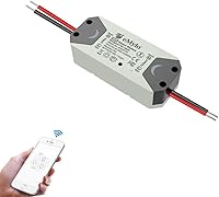Vista 1 de Interruptor inteligente WiFi eMylo Interruptor de luz de relé inalámbrico, módulo de control remoto Tuya, interruptor temporizador de automatización