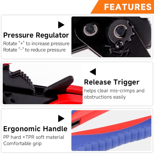 HKS Coaxial Crimping Tool for RG Type Cable -RG50,54,55U,59,62,108,133,142,301,302,307,400, LMR-195,200,240,300, BNC 4C-2V,3D-2V Connectors (CRIPMER L2)