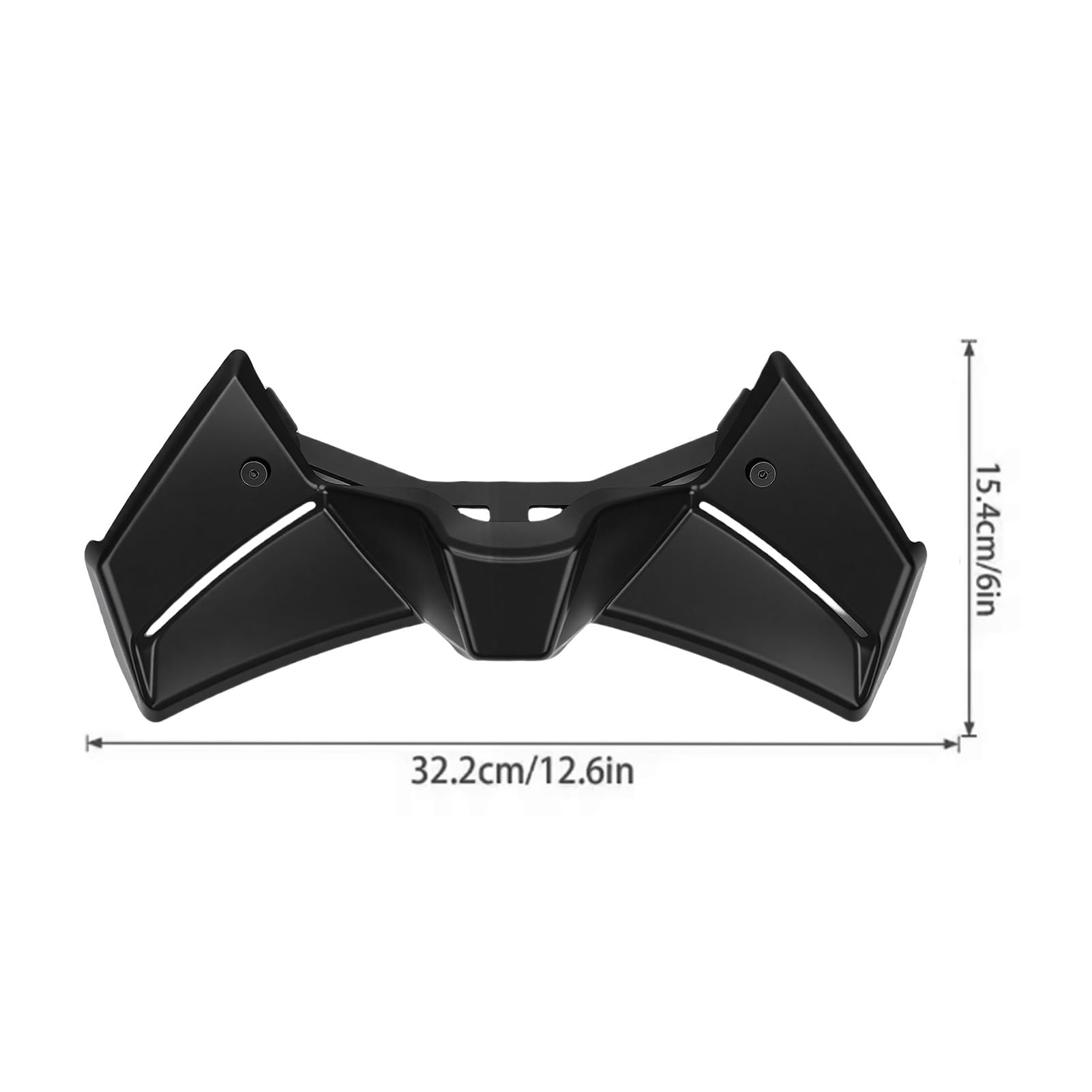 SIXRUN Alerón Delantero para Motocicletas, Material ABS MT-09 SP 2024-2025 Winglet de Carenado para Mejorar la Aerodinámica y el Rendimiento (Black)