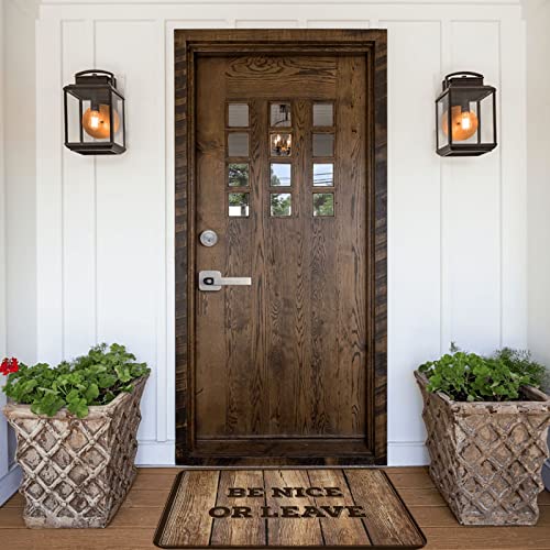 Tapis de porte d'intérieur entrée résistant Hello Be Nice 50x80cm