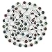 144 Counts Plastic Scary Eyes Hollow Oval Flat Eyes Half for DIY Crafts Puppets Porcelain Or Reborn Doll Bear Stuffed Animal Toys, Random 4 Colors by MOMOONNON