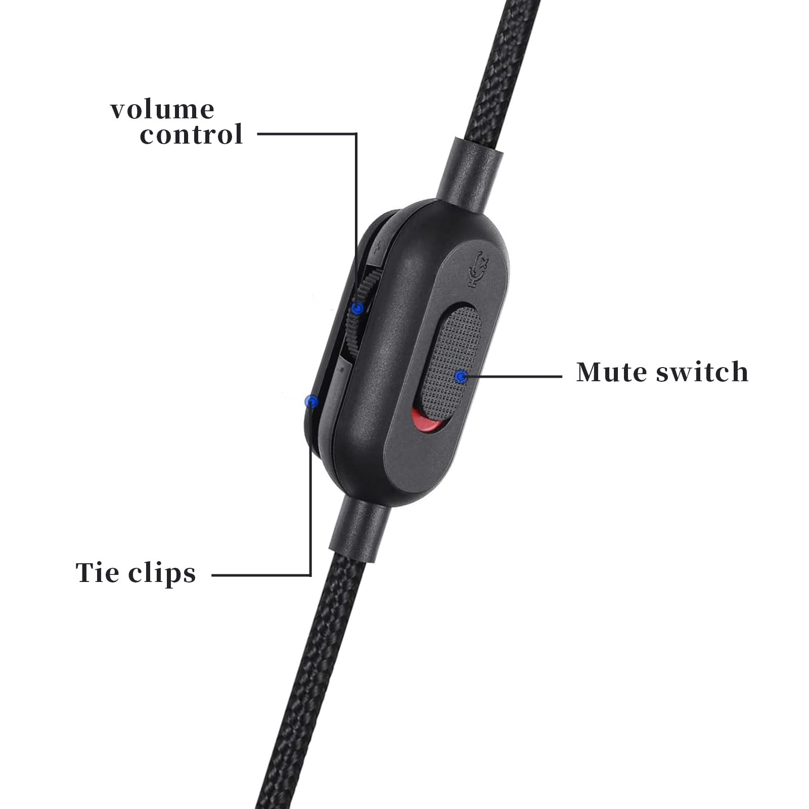 G Pro X Cord, câble de rechange aovible pour casque de jeu Logitech G G Pro X Cord, câble de rechange aovible pour casque de jeu Logitech G