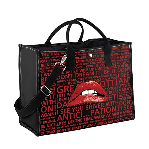 Bolso tote VAMSII Rocky Horror Lips miniatura 1