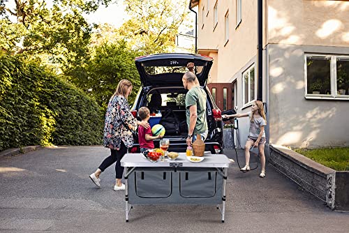 Nice C Camping Table, Folding Table Height Adjustable, Camp Table, Storage Kitchen Table, Lightweight Aluminum, with Carry Handle for Outdoor, Beach, BBQ, Picnic, Cooking, Festival, Indoor, Office by Nice C - Image 3