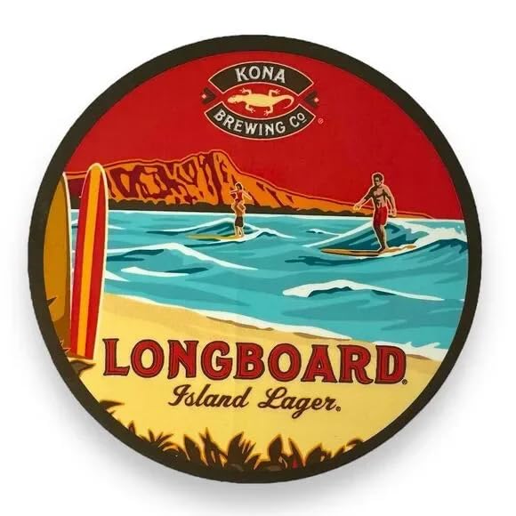Amazon.com : Kona Brewing Company Longboard Decal - Skateboard