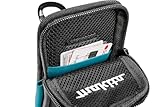 Makita E-15556 Smartphone Gürteltasche, passend für die gängigsten Smartphones, inklusive Karabiner und Kunststoffclip, Platz für Visiten- oder Bankkarten, Polyester, 100 x 40 x 185 mm (LxBxH)