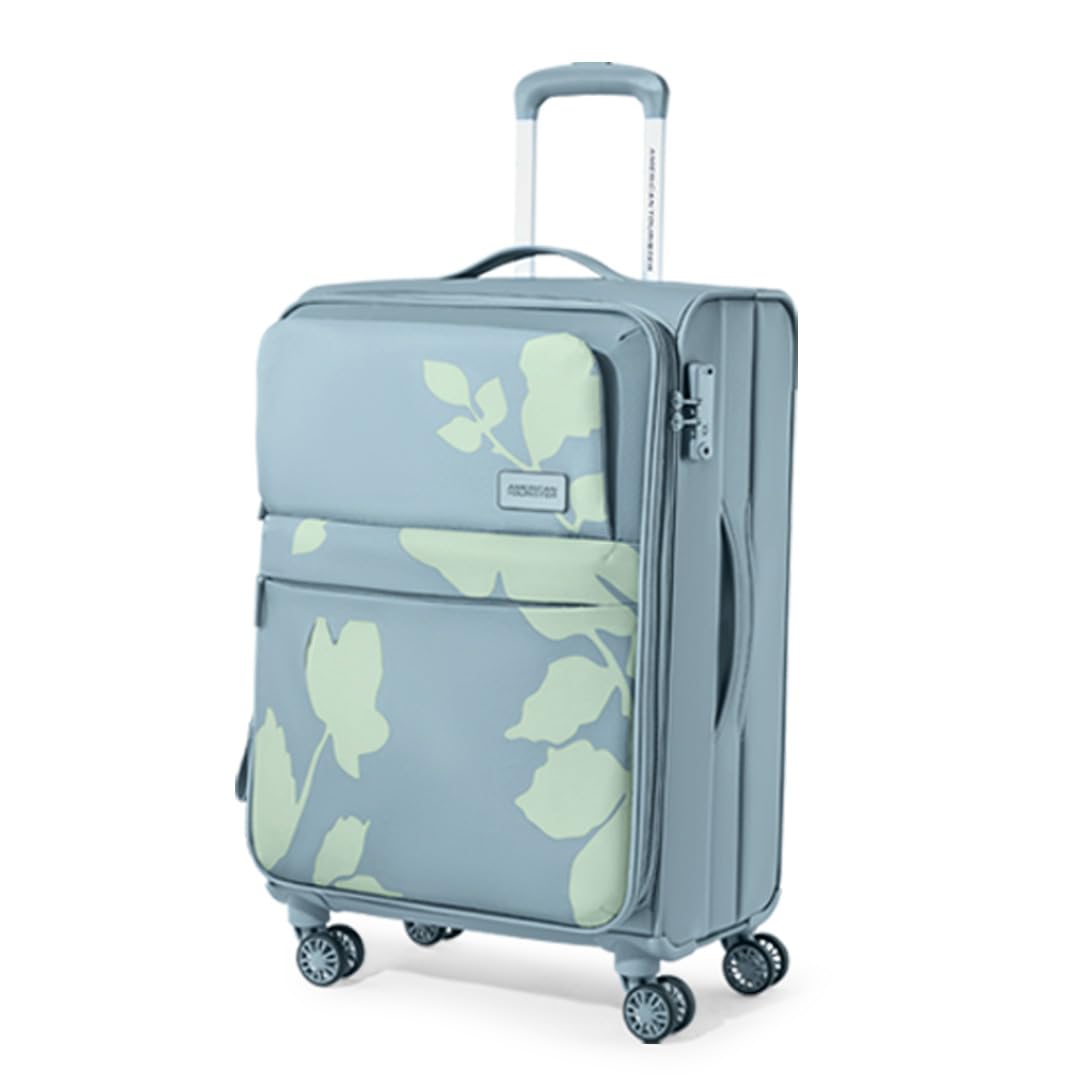American Tourister Large Polyester Amt Bloom Sp 78.5 Exp Ash Grey Soft Side Luggage With Tsa Lock,Complete Lining,Telescop... - Review, Price and Buying Guide
