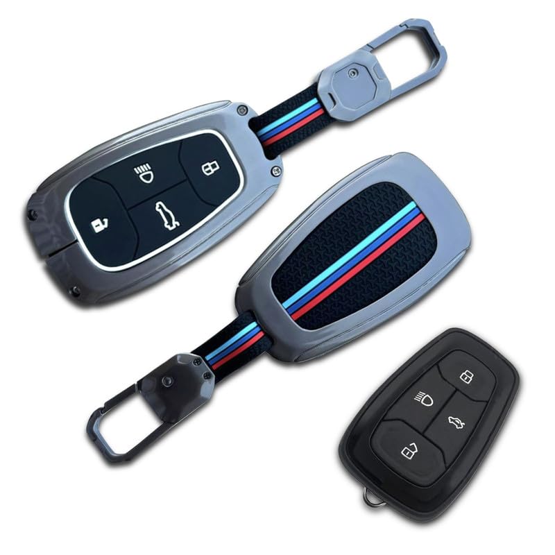 Image of NEODRIFT 'KeyShield' Car Key Cover for Tata Tigor (Shape 1, 04 Buttons) (Durable, Stylish, and 360 Protection)