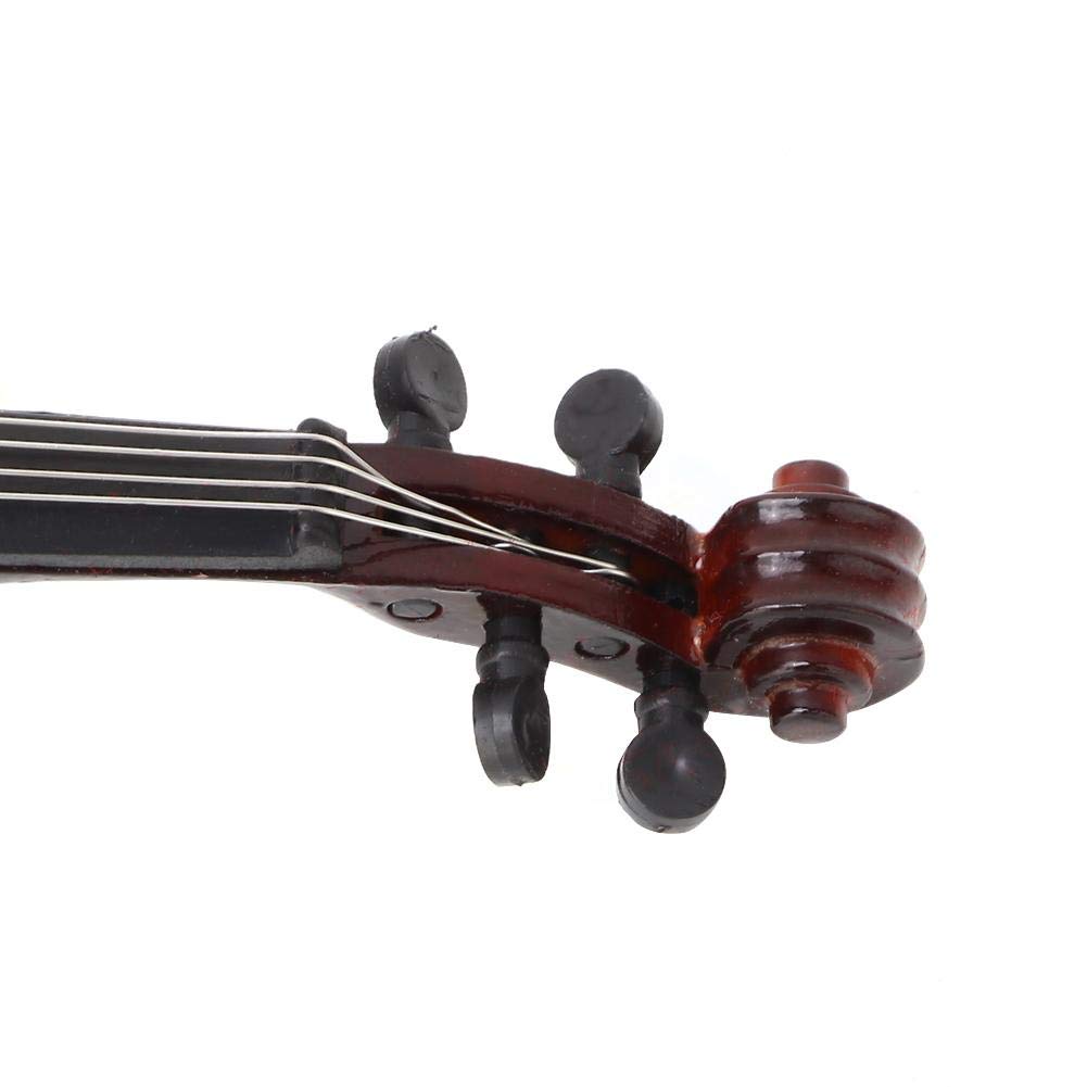 10cm Mini modello di violoncello di legno modello di strumento musicale Regali musicali Decorazioni per la casa Ornamenti da collezione