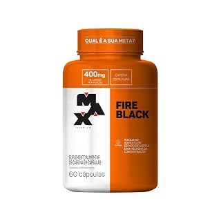 Max Titanium Fire Black — 60 cápsulas