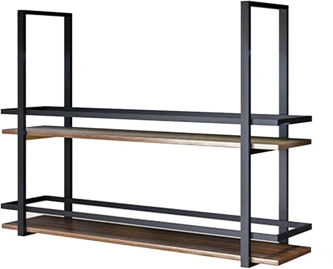 Ceiling Shelf - 2 Tier Ceiling Hanging Wine Glass Holder, Kitchen Hanging Storage Rack, Wall Mounted Solid Wood Wine Glass Holder With Guard Rails, For Kitchen/LOFT/Bar ( Size : 140*30*80cm(55*12*31 I