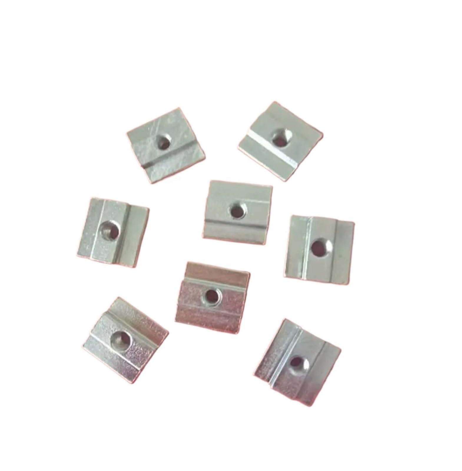 50/100Pcs 30 Series T Block Square Nuts T-Track Sliding Hammer Nut M3 M4 M5 M6 M8 Fastener Aluminum Profile Accessories(100Pcs,M3)