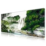 Expérience de Jeu Spacieuse: Notre tapis de souris gaming grande mesure 140 x 60 x 0,3 cm, sa taille généreuse offre un espace ample pour votre ordinateur portable, cahier, clavier, souris et vos articles essentiels.