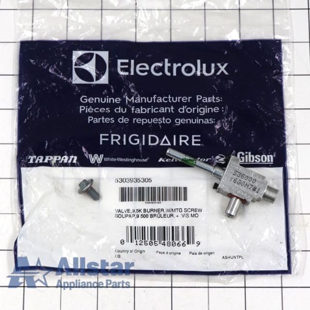 5303935305 Range Surface Burner Valve (9.5K)