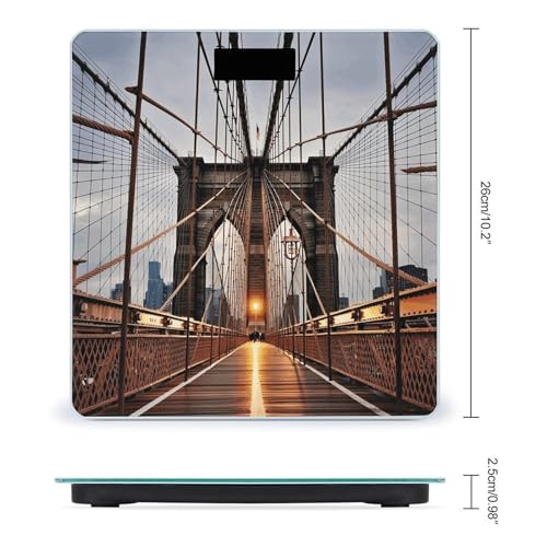 Báscula Digital de Baño con Pantalla LCD y Vidrio Templado miniatura 2