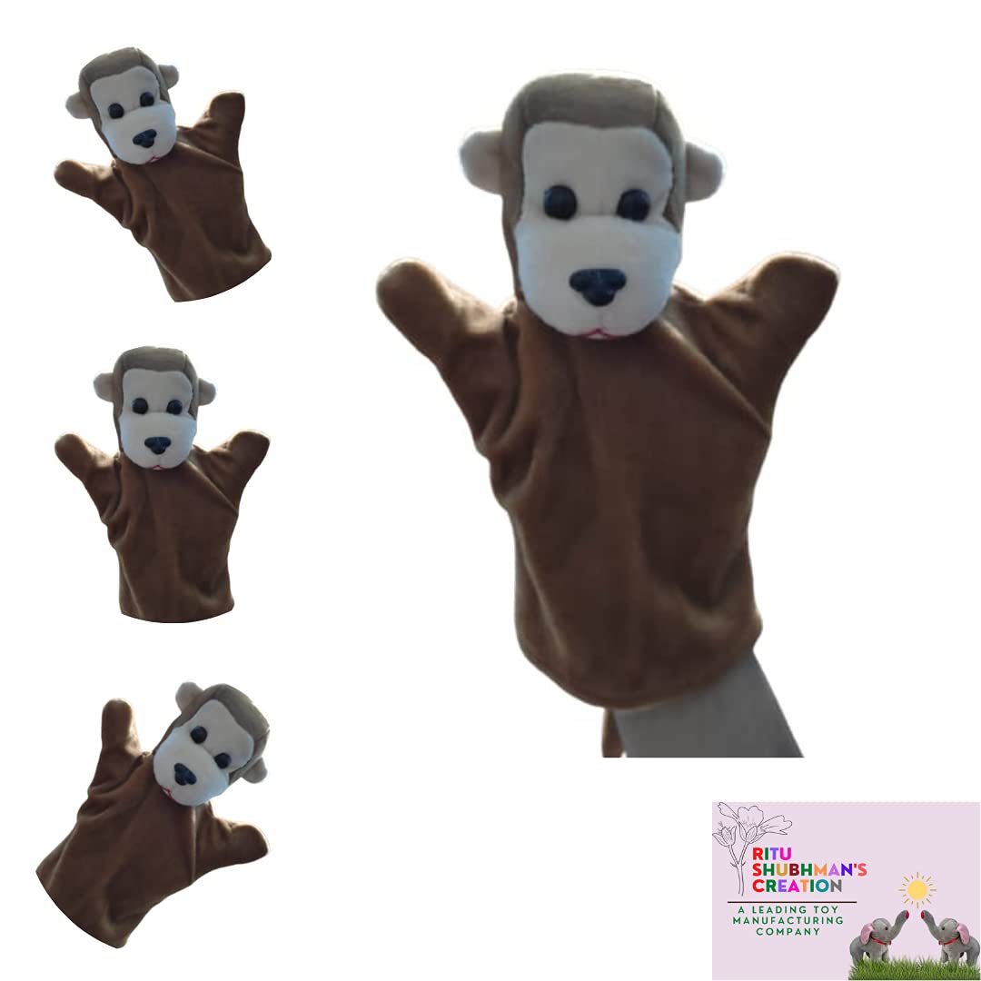 Buy Ritu Shubhman's Creation Monkey Hand Puppets Storytelling Puppets