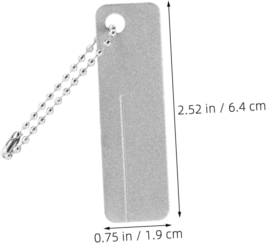 6pcs Portable Dual Purpose Whetstone for Fish Hooks and Garden Tools image 2
