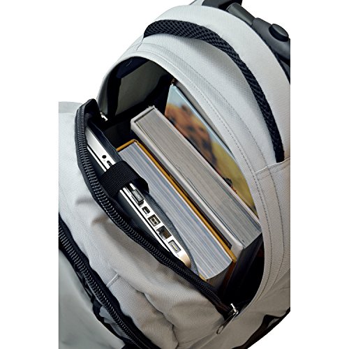 Denco NBA Los Angeles Lakers Wheeled Backpack, 19-inches, Grey