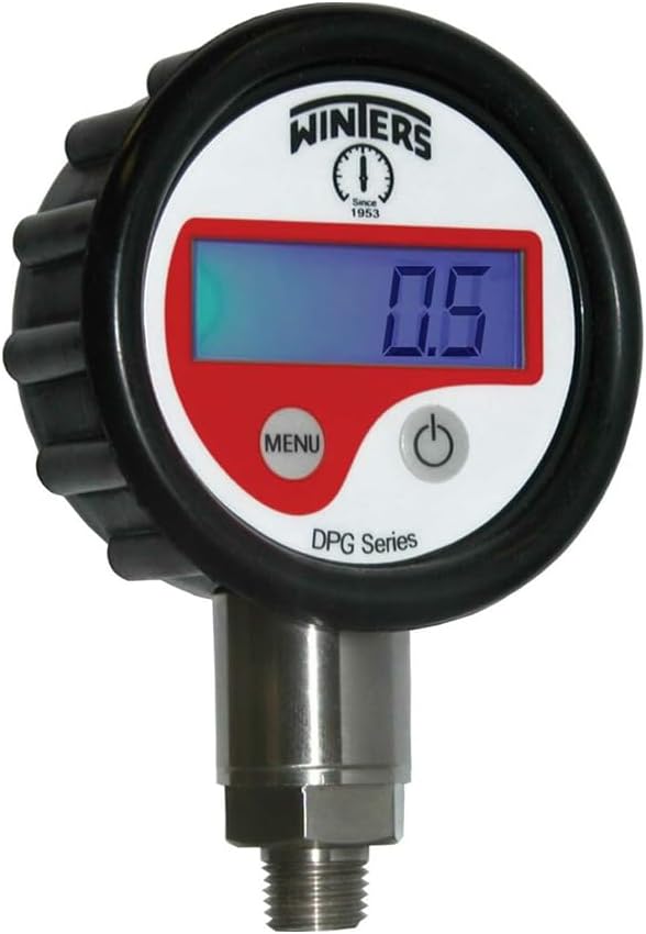 Digital Pressure Gauge (Range: 0-1500 PSI) for High Vacuum Refining Plants, Paper Industry, Adjustment Research Centers | Model :Winters DPG Series