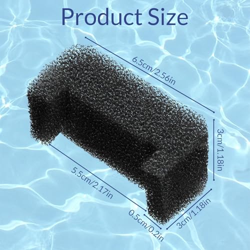 Pack 20 filtros de espuma para fuente de agua para mascotas miniatura 2