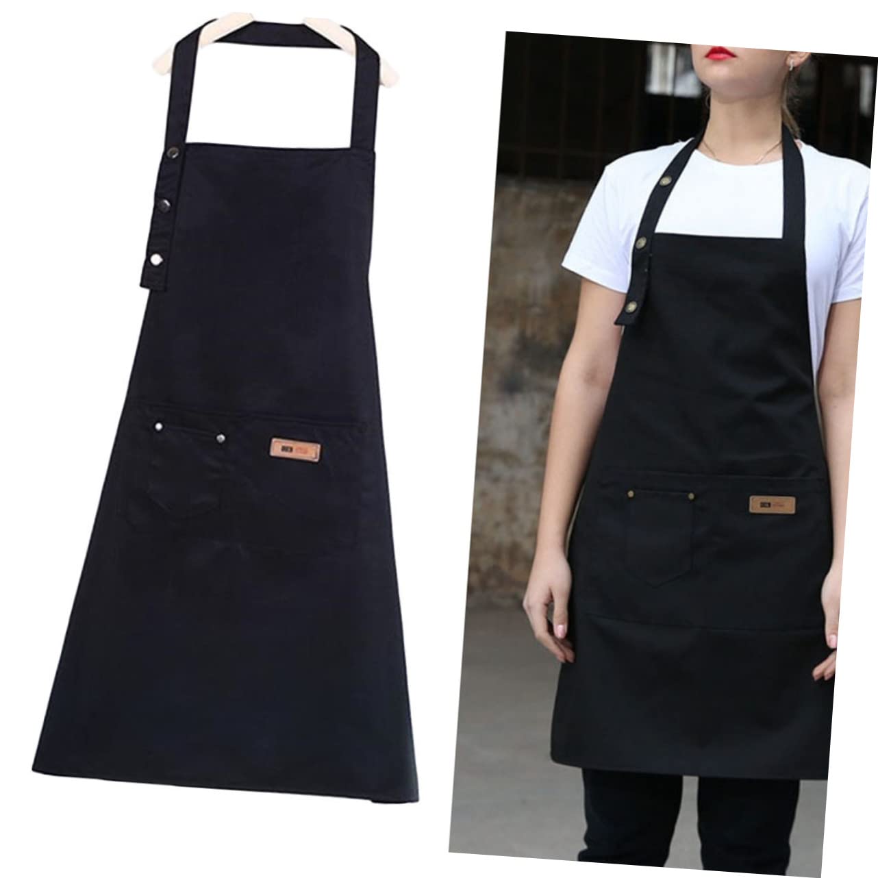 MAGICLULU 2 Piezas Delantales De Cocina Delantal Para Adultos Ajustable Para Niños es De Parrilla Para Hombres Bata es De Barbacoa