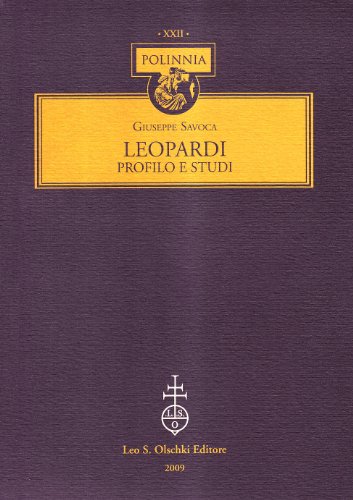  Leopardi. Profilo e studi