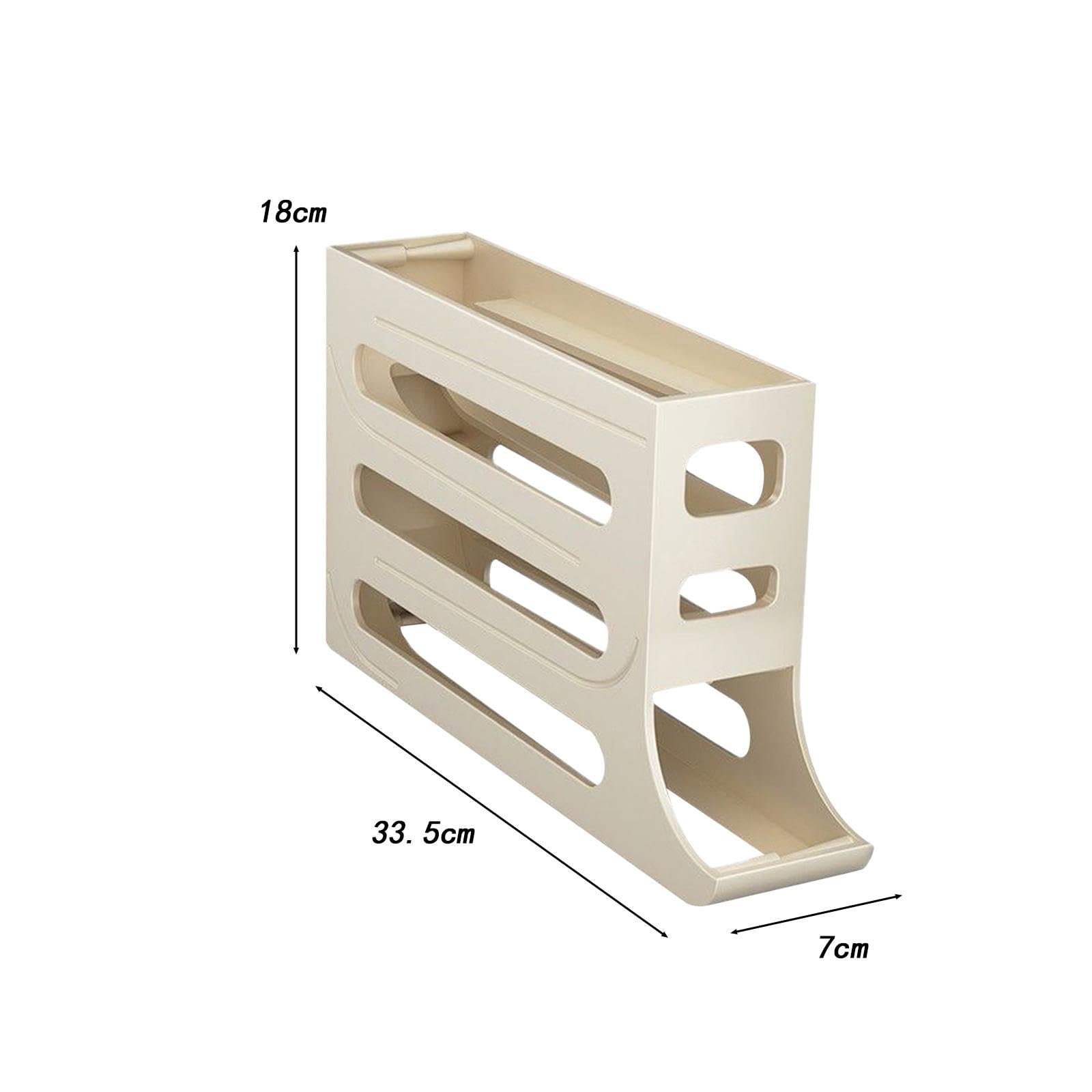 Portauova A Rotazione Automatica, Dispenser Uova Per Frigo, Organizzatore Uova Da Frigo, Porta Uova A 2 Livelli Design A Rotazione Automatica La Struttura A 2 Livelli Può Contiene Fino A 28 Uova
