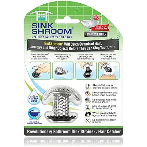 SinkShroom Ultra Bathroom Sink Drain Protector Cover