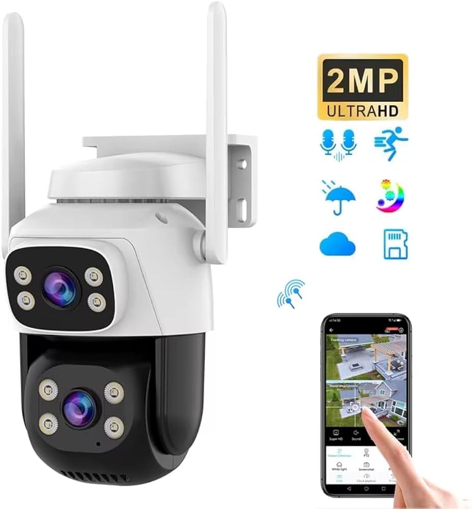 Amazon.co.jp: ○防犯ｶﾒﾗSIMｶﾒﾗ4G LTE通信無線ｶﾒﾗ 2眼ｶﾒﾗ wifiやﾈｯﾄ