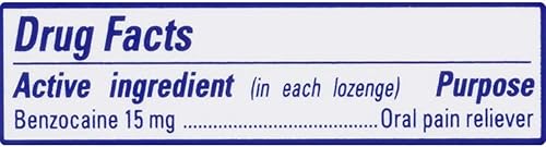 Miniatura 5 de Chloraseptic Pastillas para el dolor de garganta, calentamiento con miel de limón real, 18 unidades (paquete de 1)