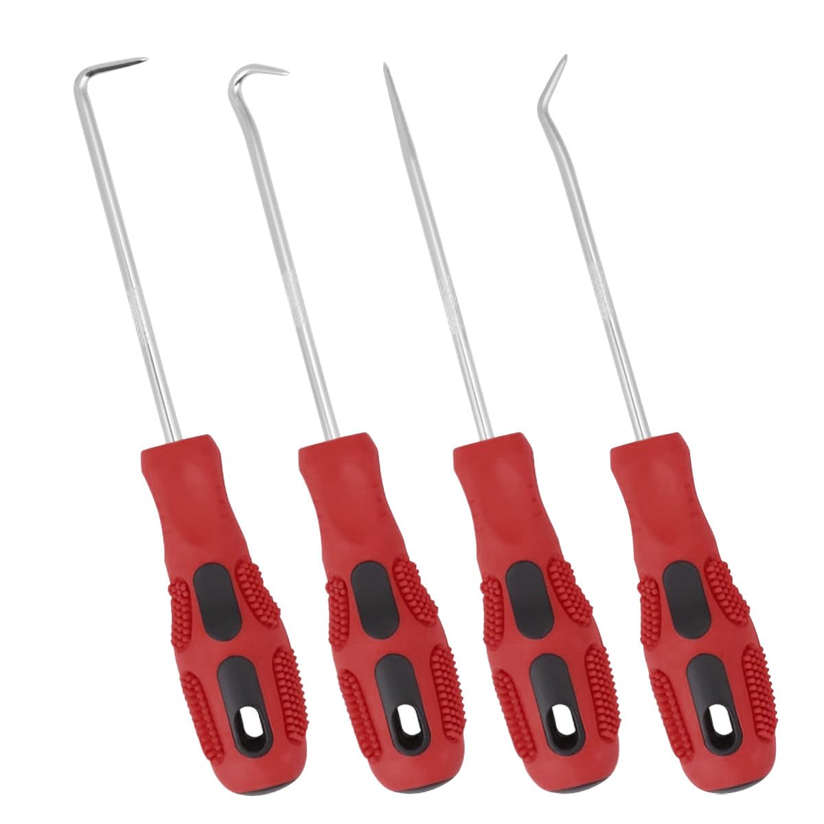 4PCS Precision Automotive Hook Tool Set for Auto Oil Seal/O-Ring Seal Gasket, Mini Precision Pick and Hook Set, Pick Hook Puller Remover for Automotive and Electronics Repair Tools