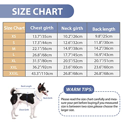 Zuozee Plaid Dog Winter Coat, Warm Dog Jacket With Fleece Lining, Thicken Dog Hoodie With Detachable Hood, Snowproof Dog Coats With Harness For Small Medium Large Dogs,Blue Xl #TOP4