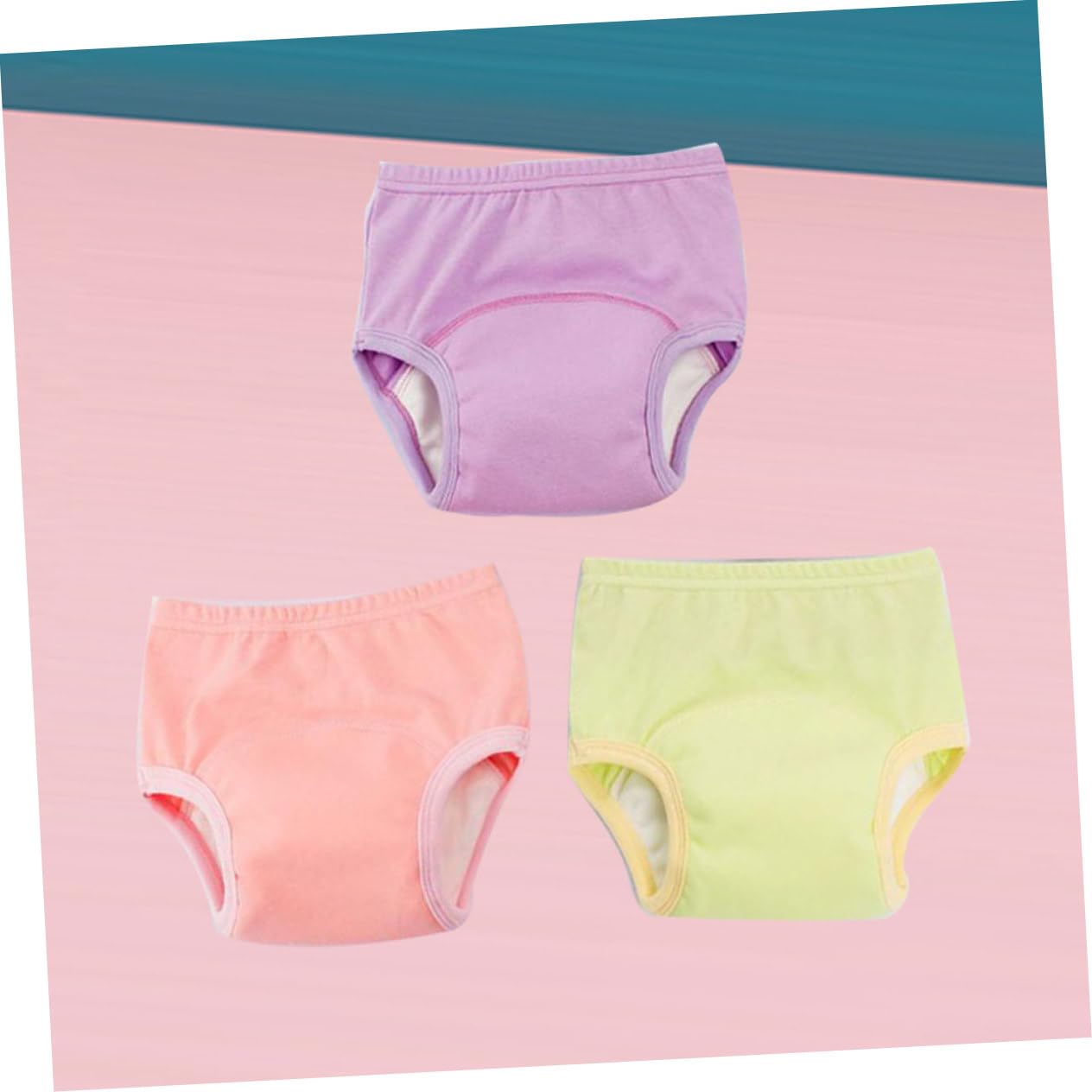 Toyvian 6pièces Pantalons Entraînement Pour Bébés Coton Respirant Lot Absorption Urine Pomme