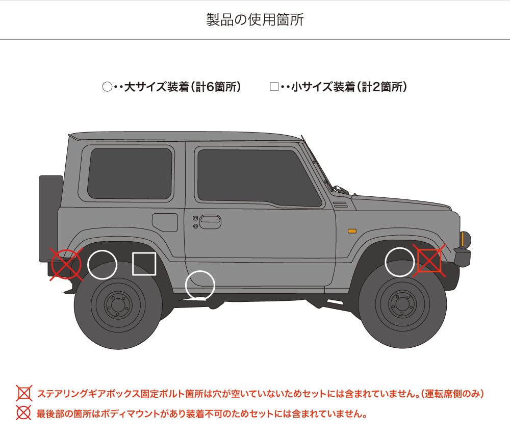 Amazon | シーエルリンク ラダーフレーム保護キャップ JB64 JB74 JC74 