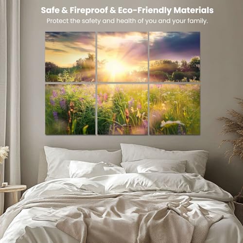 Paneles Acústicos Decorativos GAROLINAPW 72x48 pulgadas, Pack de 6 Piezas para Aislamiento Sonoro miniatura 5