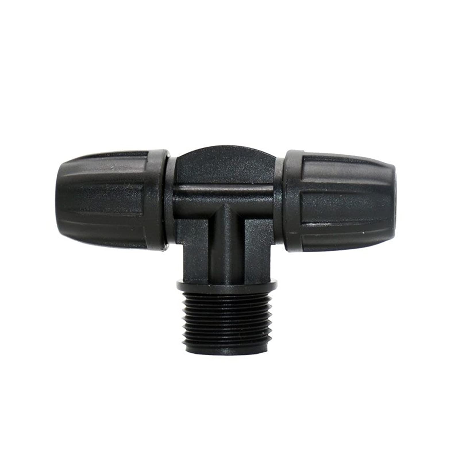 Y Distributor, Garden Hose External Thread G1/2 G3/4 to 8/11 Distributor Tee Lock Nut Connector 3 pcs(A)
