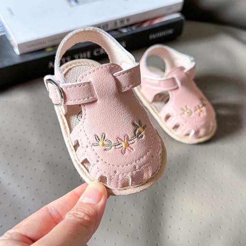 Image of Infant Baby Boys Girls Summer Sandals Party Wedding Dress Flats Shoes Newborn Crib Shoes First Walkers Prewalkers 0-18 Months
