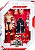Display in Sammlerverpackung Mattel WWE Ultimate Edition Actionfigur Randy Orton Sammlerstück mit austauschbarem Zubehör, extra Köpfen & austauschbaren Händen