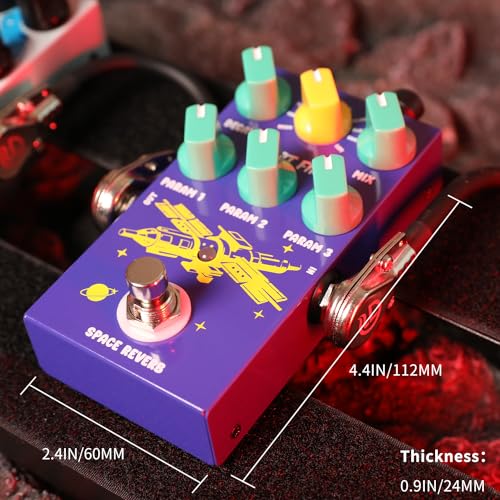 Ghostfire Guitar Pedal Space Reverb 9 Modes Reverb Effects Space Pedal Digital  thumb #5